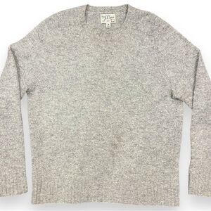 J.Crew 100% Wool Grey Oversized Sweater